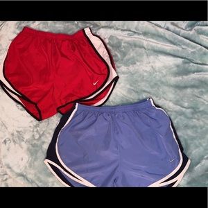 Two Nike Dri Fit Running Shorts